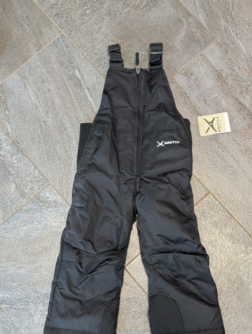 Arctix Kids Black Insulated Snow Bib Overalls